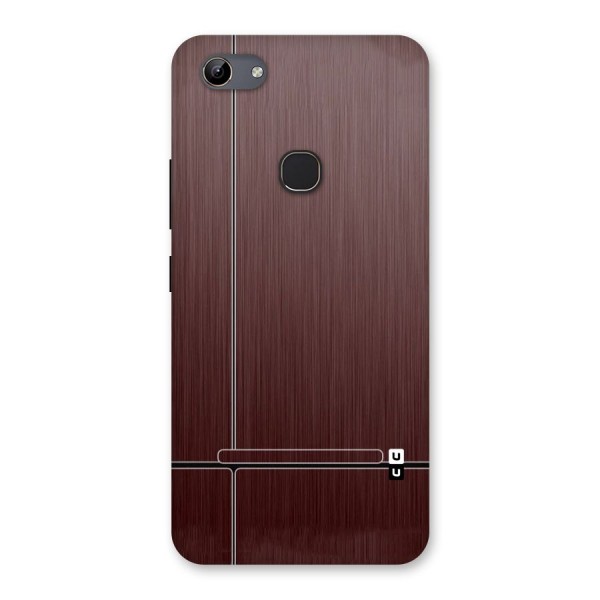 Dark Maroon Classic Design Back Case for Vivo Y81