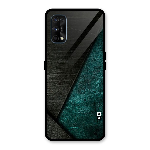 Dark Olive Green Glass Back Case for Realme 7 Pro