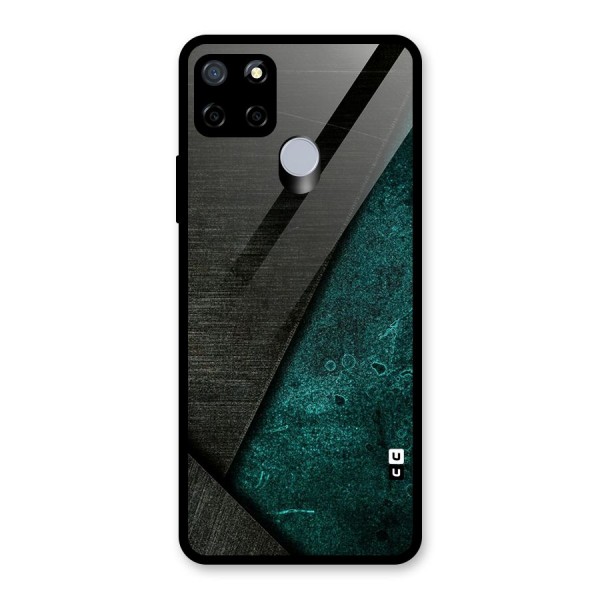 Dark Olive Green Glass Back Case for Realme C15