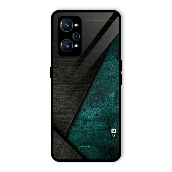 Dark Olive Green Glass Back Case for Realme GT 2