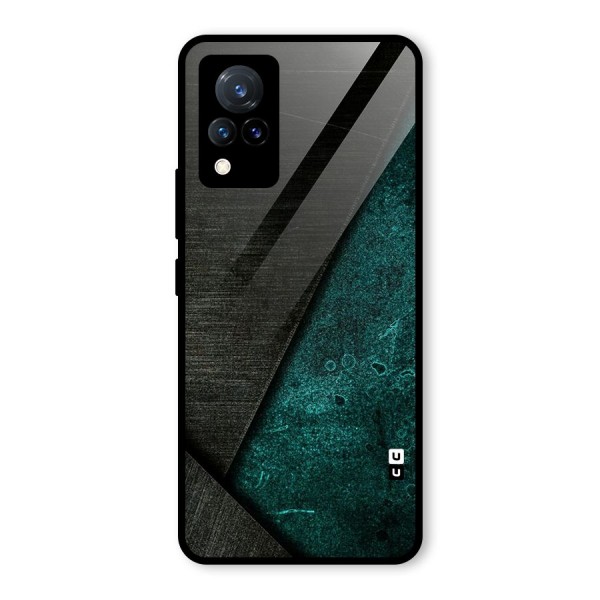 Dark Olive Green Glass Back Case for Vivo V21 5G