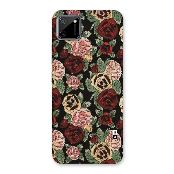 Dark Pastel Flowers Back Case for Realme C11