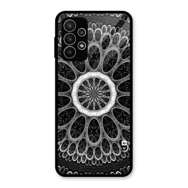 Dark Pattern Art Glass Back Case for Galaxy A23