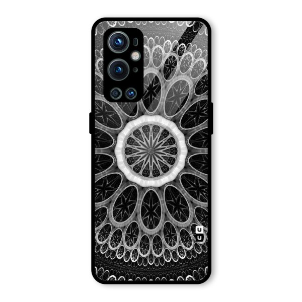 Dark Pattern Art Glass Back Case for OnePlus 9 Pro