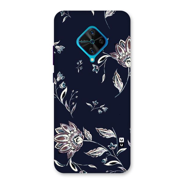 Dark Petals Back Case for Vivo S1 Pro