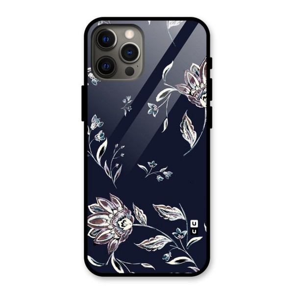 Dark Petals Glass Back Case for iPhone 12 Pro Max