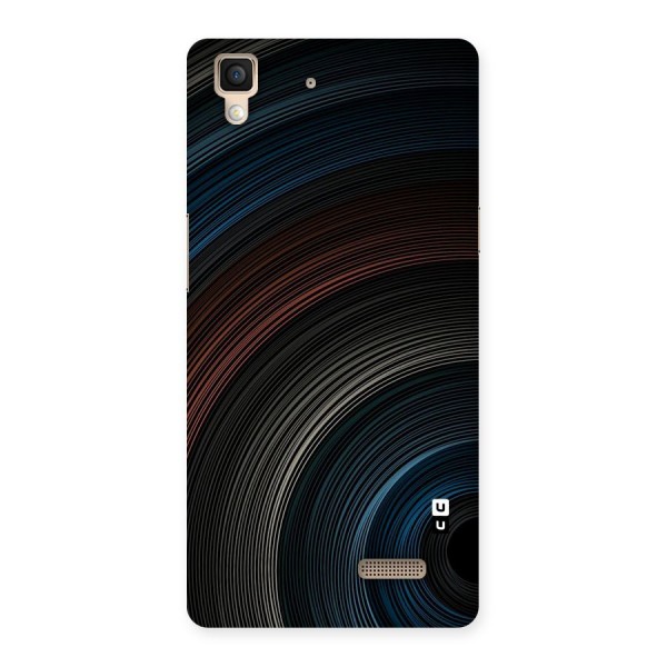 Dark Shade Swirls Back Case for Oppo R7