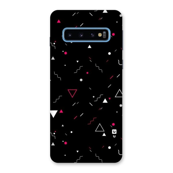 Dark Shapes Design Back Case for Galaxy S10