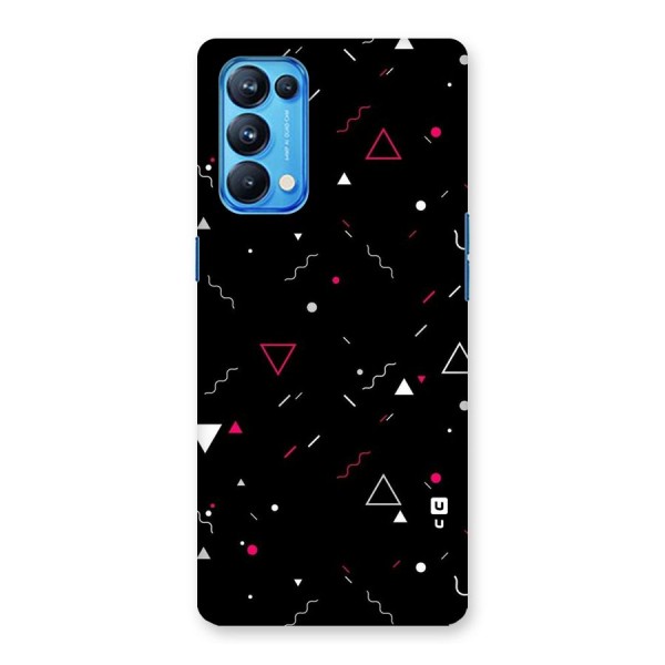 Dark Shapes Design Back Case for Oppo Reno5 Pro 5G