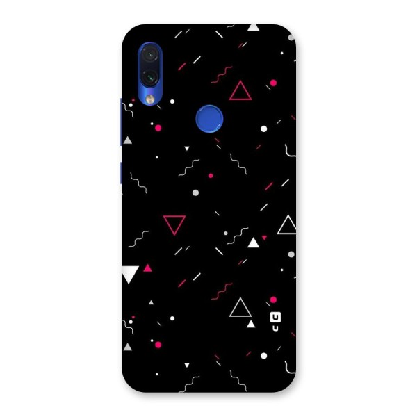 Dark Shapes Design Back Case for Redmi Note 7