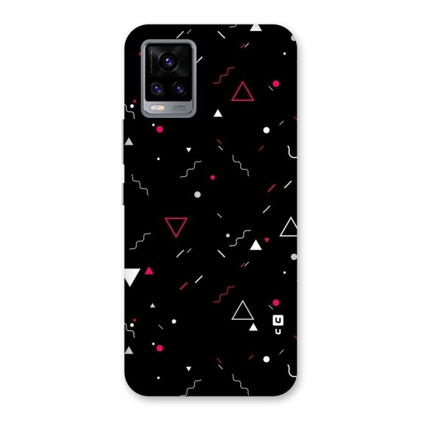 Dark Shapes Design Back Case for Vivo V20