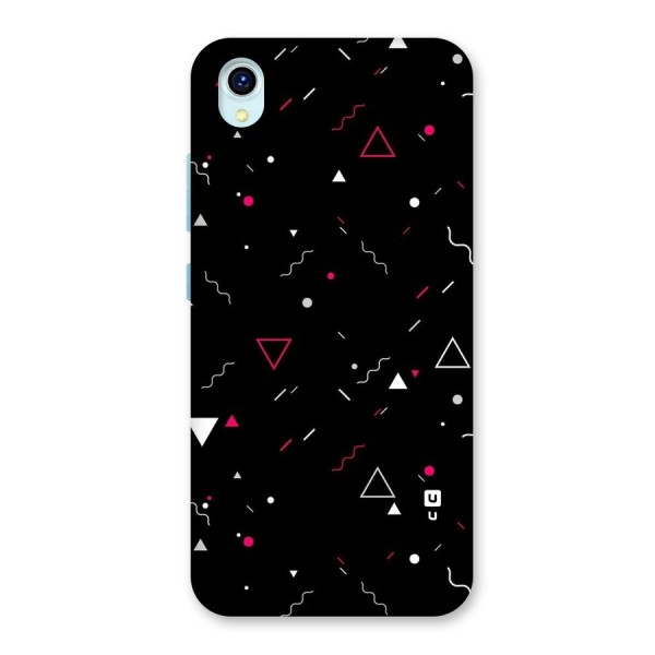 Dark Shapes Design Back Case for Vivo Y1s