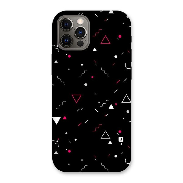 Dark Shapes Design Back Case for iPhone 12 Pro