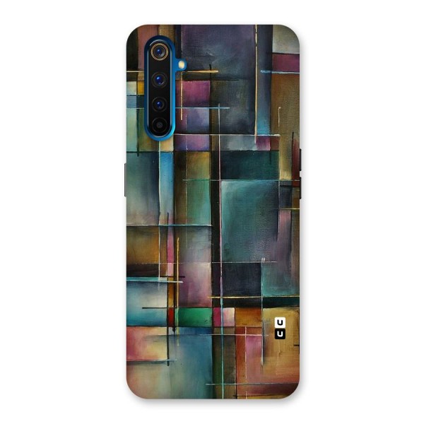 Dark Square Shapes Back Case for Realme 6 Pro