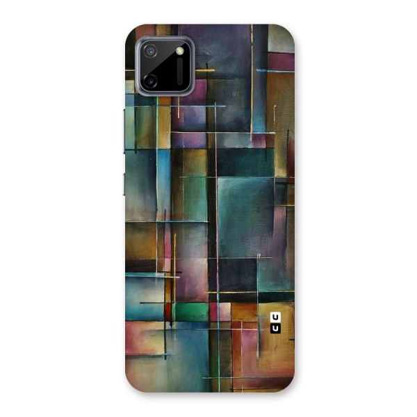 Dark Square Shapes Back Case for Realme C11