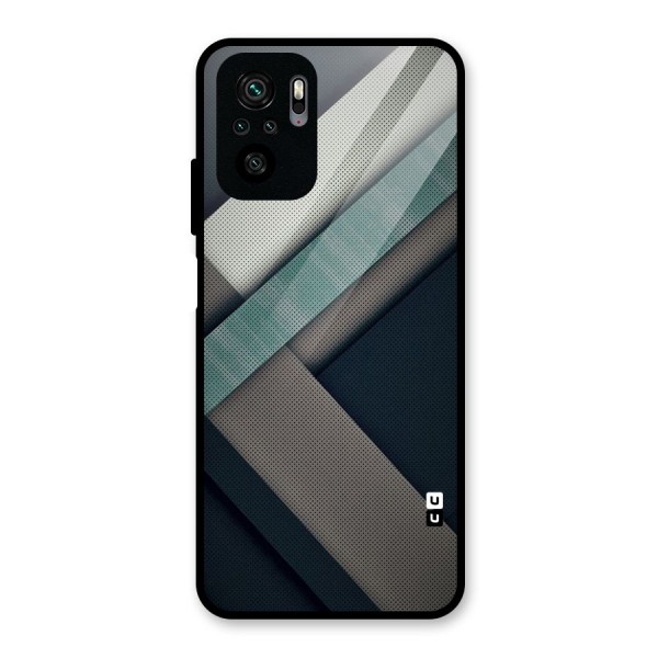 Dark Stripes Glass Back Case for Redmi Note 10