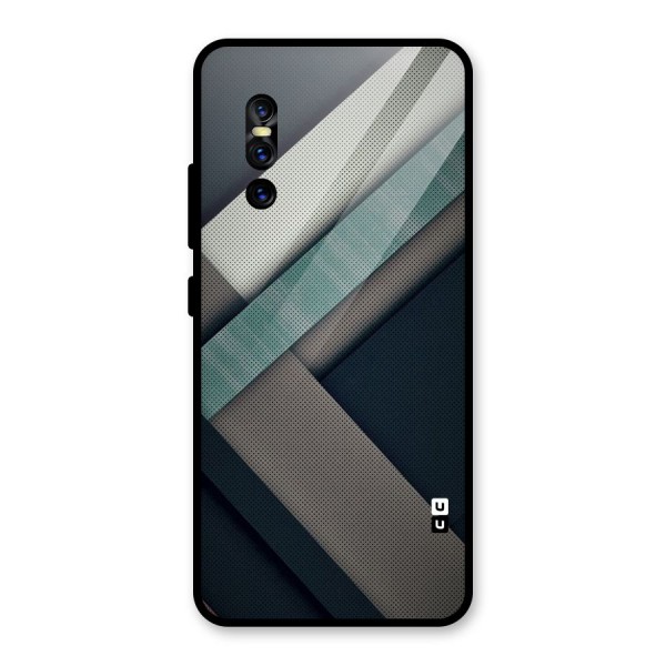 Dark Stripes Glass Back Case for Vivo V15 Pro