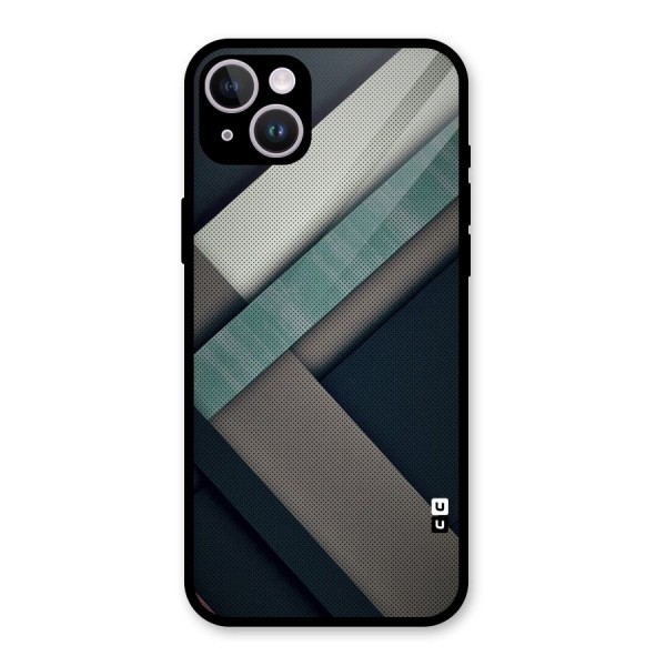 Dark Stripes Glass Back Case for iPhone 14 Plus