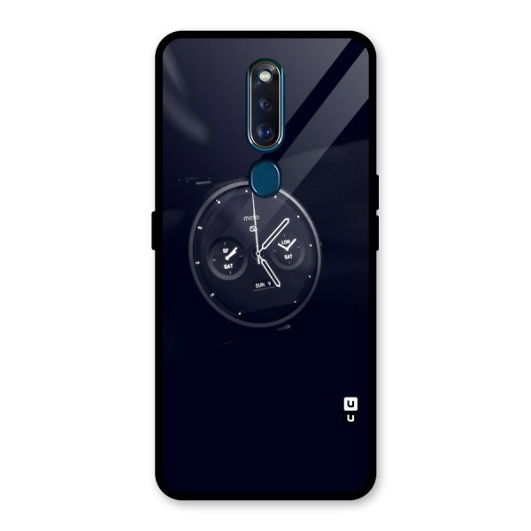 Dark Watch Glass Back Case for Oppo F11 Pro