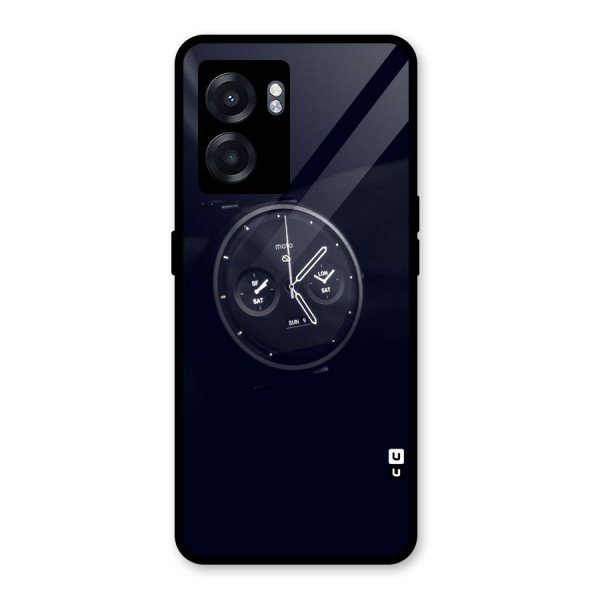 Dark Watch Glass Back Case for Oppo K10 (5G)