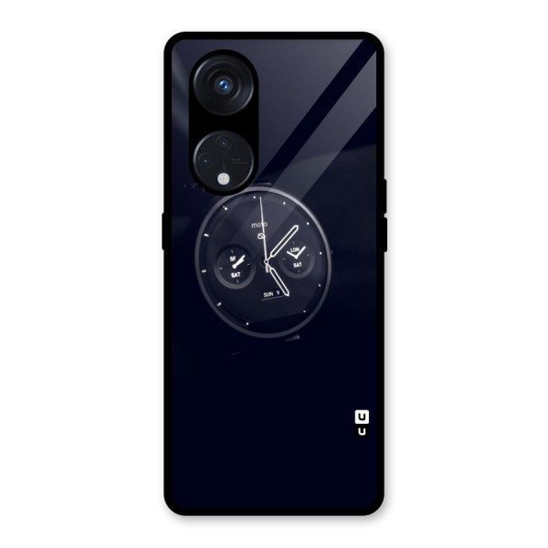 Dark Watch Glass Back Case for Reno8 T 5G