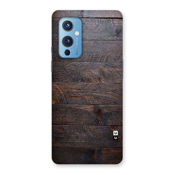 Dark Wood Printed Back Case for OnePlus 9