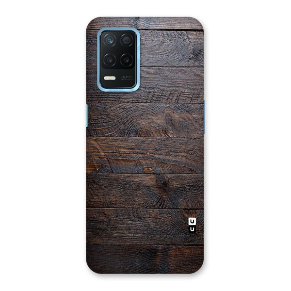 Dark Wood Printed Back Case for Realme Narzo 30 5G