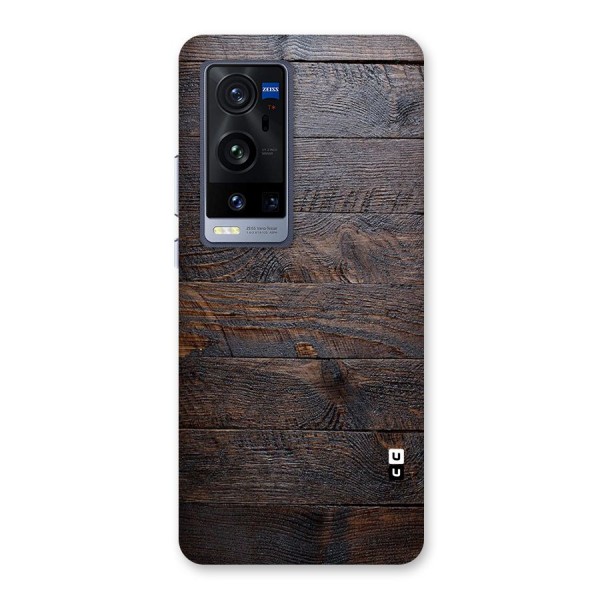 Dark Wood Printed Back Case for Vivo X60 Pro Plus