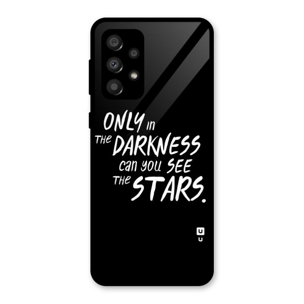 Darkness and the Stars Glass Back Case for Galaxy A32