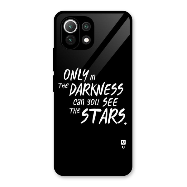 Darkness and the Stars Glass Back Case for Mi 11 Lite