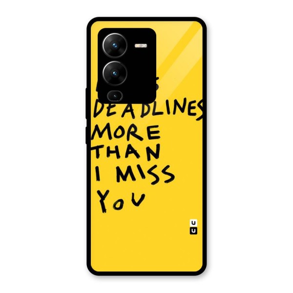 Deadlines Glass Back Case for Vivo V25 Pro