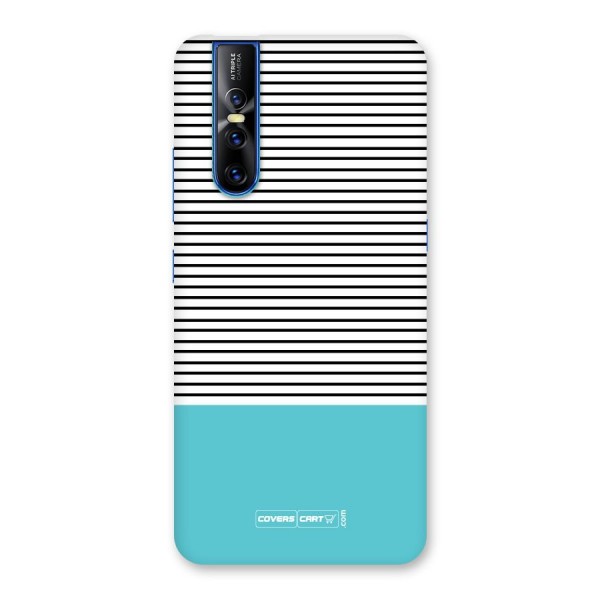 Deep Sky Blue Stripes Back Case for Vivo V15 Pro