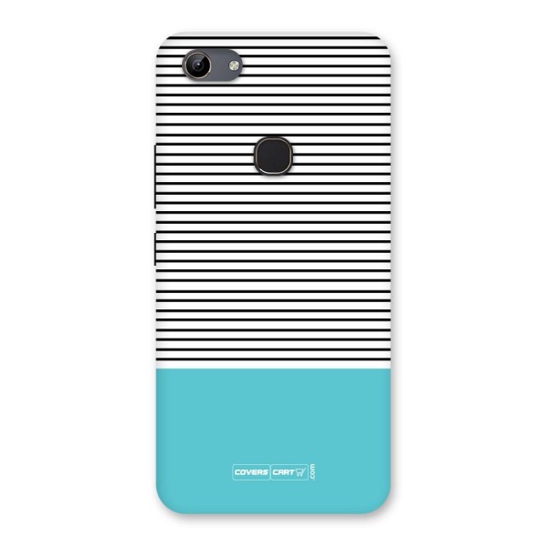 Deep Sky Blue Stripes Back Case for Vivo Y81