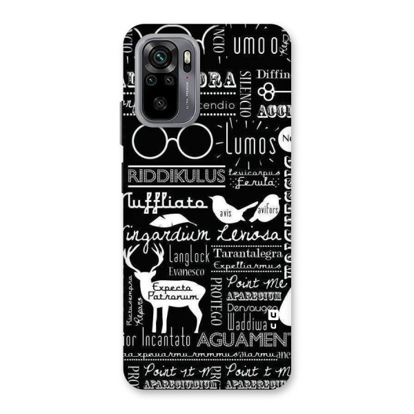 Deer Key Spell Back Case for Redmi Note 10