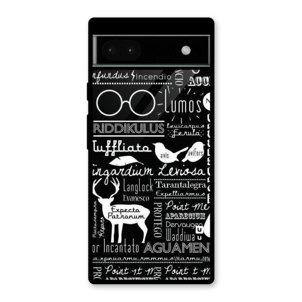 Deer Key Spell Glass Back Case for Google Pixel 6a