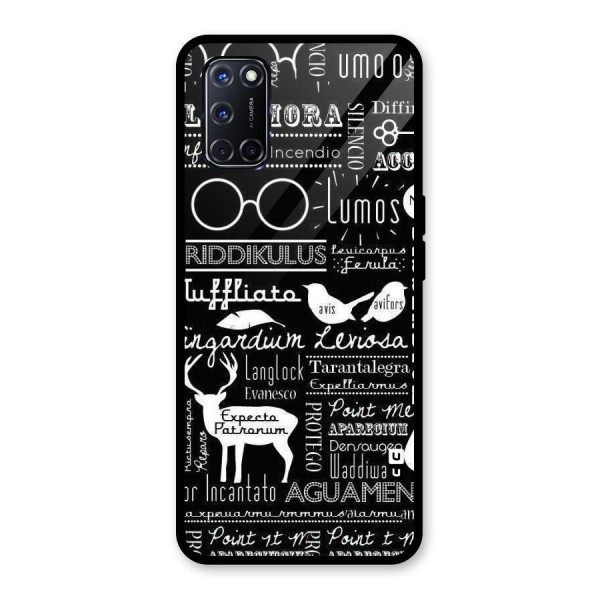 Deer Key Spell Glass Back Case for Oppo A52