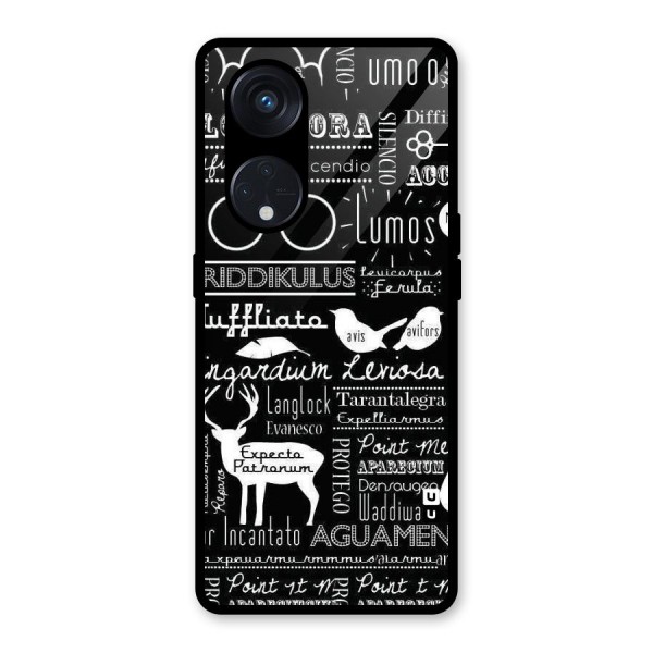 Deer Key Spell Glass Back Case for Reno8 T 5G