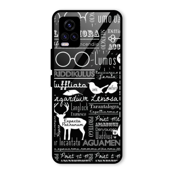 Deer Key Spell Glass Back Case for Vivo V20