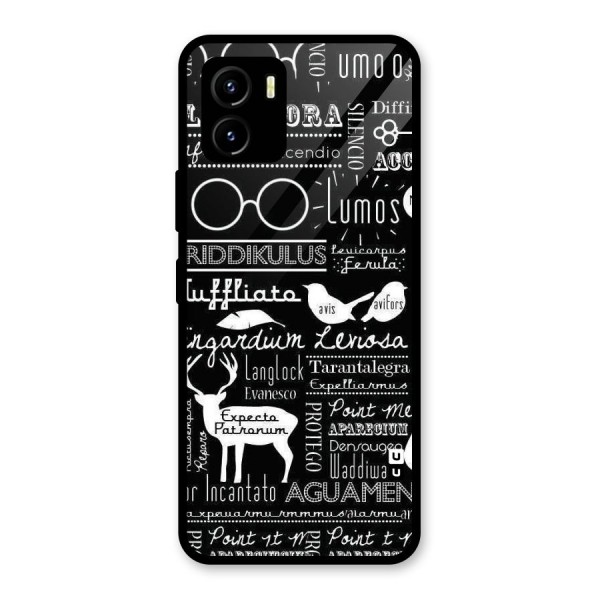 Deer Key Spell Glass Back Case for Vivo Y15s