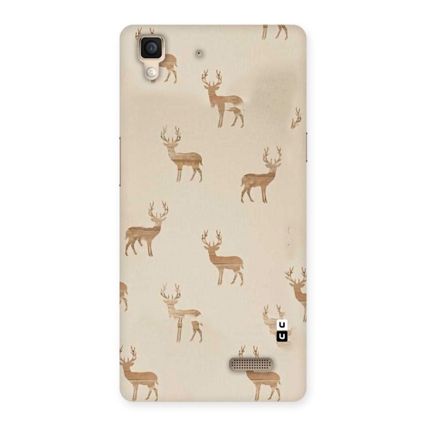 Deer Pattern Back Case for Oppo R7