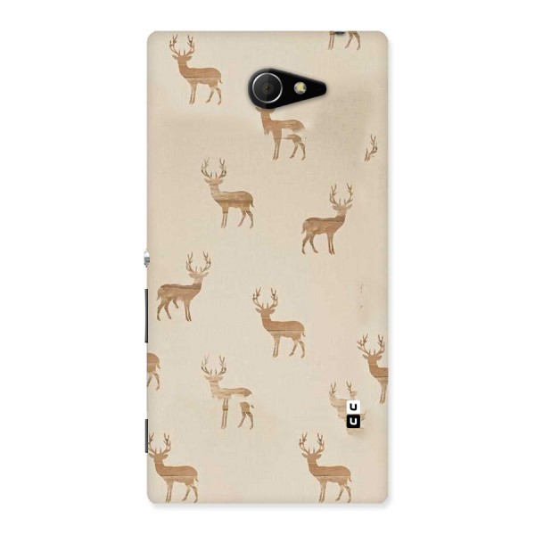 Deer Pattern Back Case for Sony Xperia M2