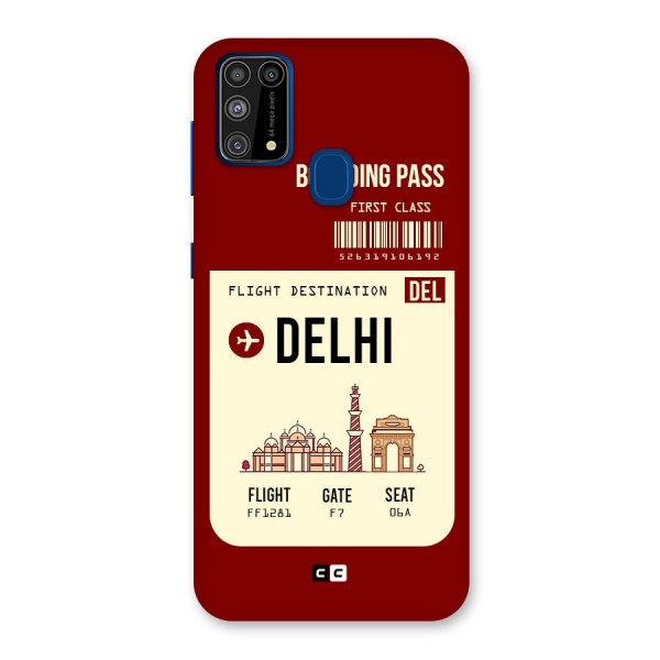 Delhi Boarding Pass Back Case for Galaxy F41