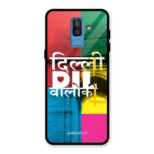 Delhi Citystyle Glass Back Case for Galaxy J8