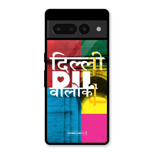 Delhi Citystyle Glass Back Case for Google Pixel 7 Pro