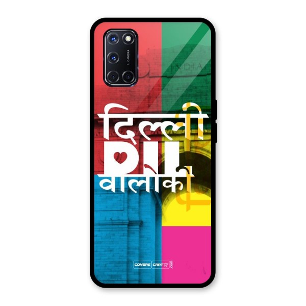 Delhi Citystyle Glass Back Case for Oppo A52