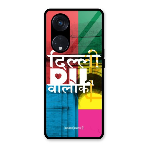 Delhi Citystyle Glass Back Case for Reno8 T 5G