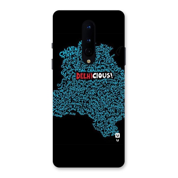 Delhicious Back Case for OnePlus 8