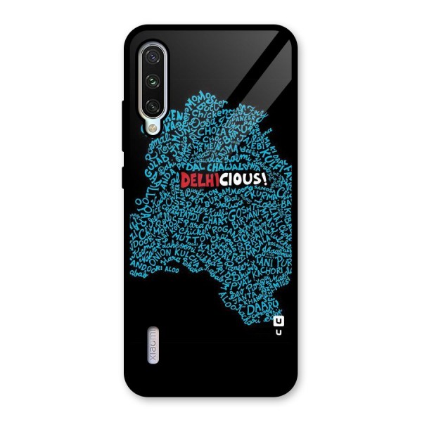 Delhicious Glass Back Case for Mi A3