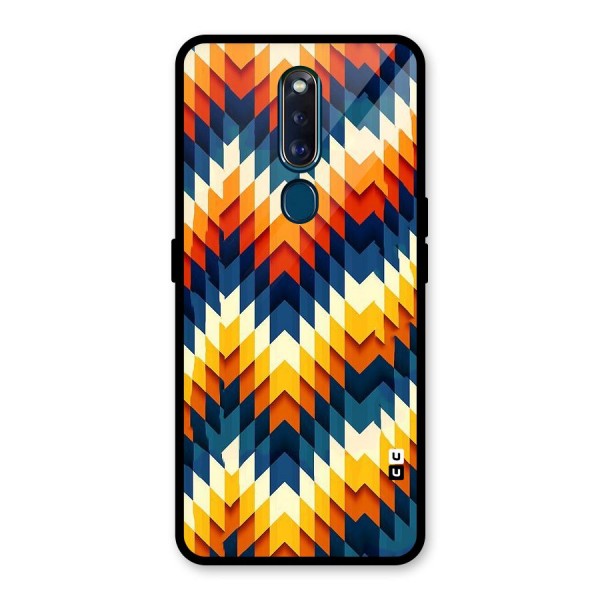 Delightful Design Glass Back Case for Oppo F11 Pro