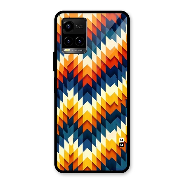 Delightful Design Glass Back Case for Vivo Y21 2021